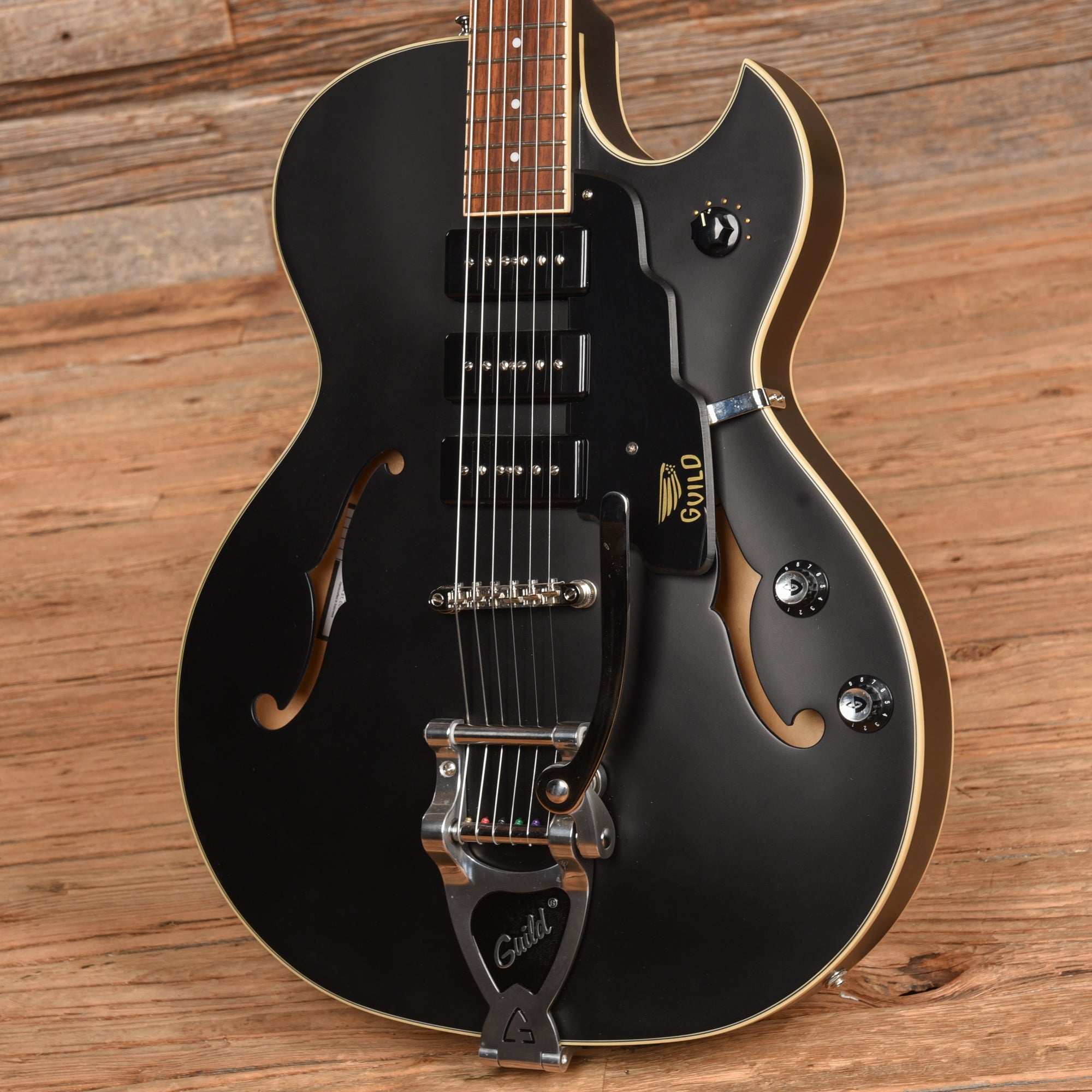 Guild Newark St. Collection Starfire I Jet 90 Satin Black 2021