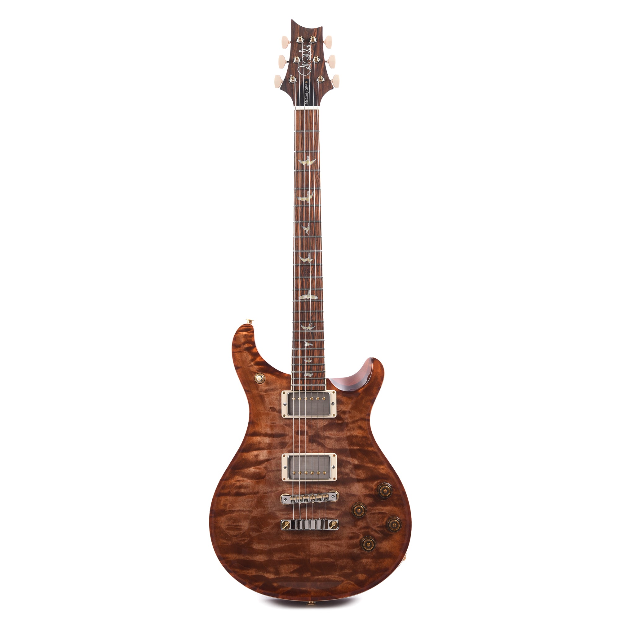 PRS Wood Library McCarty 594 10-Top Quilt Autumn Sky w/Figured Stained Maple Neck & Cocobolo Fingerboard