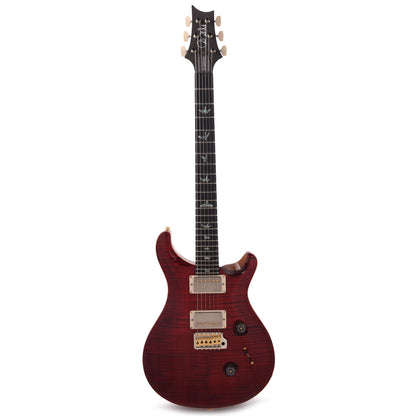 PRS Wood Library Custom 24 Fat Back 10-Top Flame Red Tiger w/Figured Stained Neck & African Blackwood Fingerboard