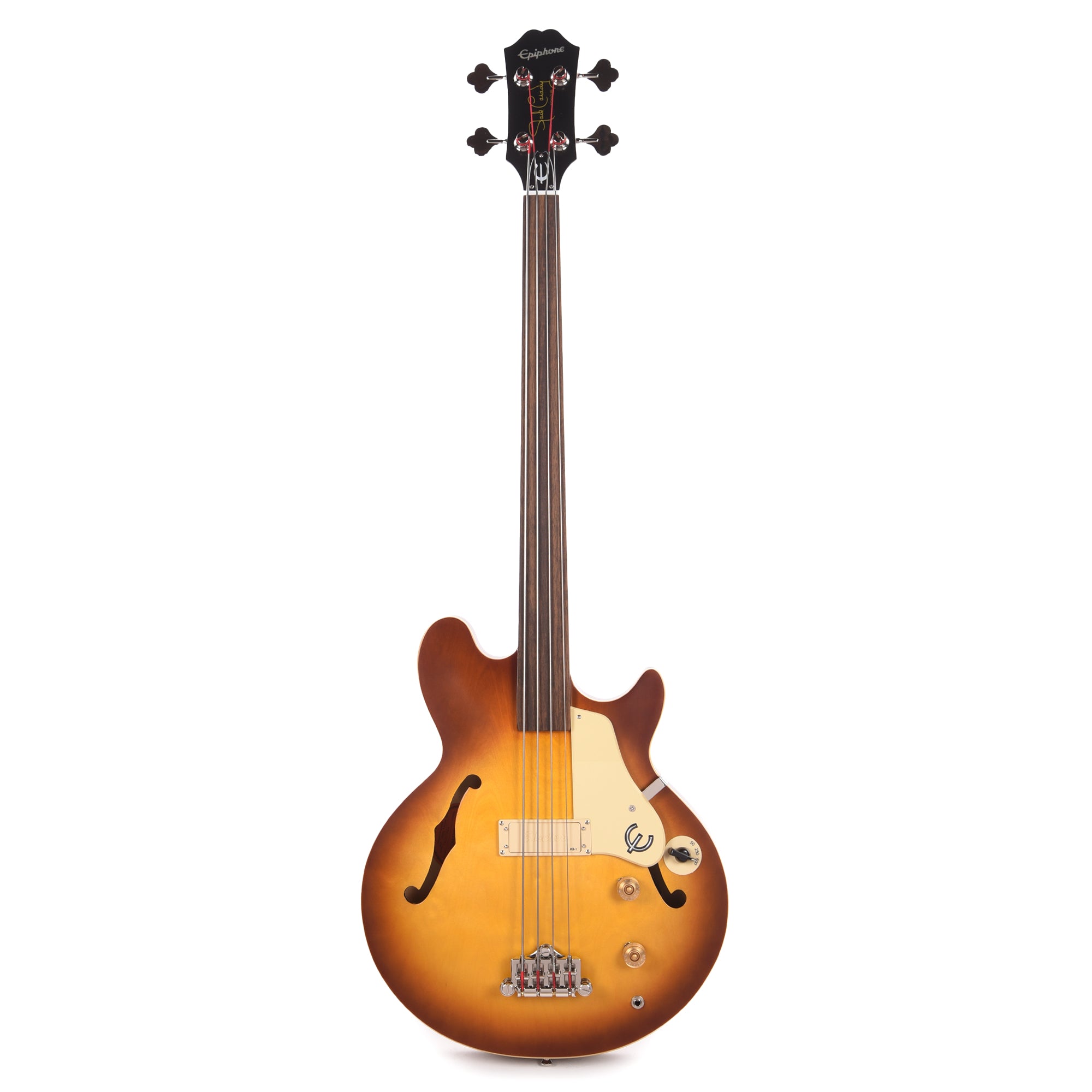 Epiphone Artist Jack Casady Fretless Bass Aged Royal Tan