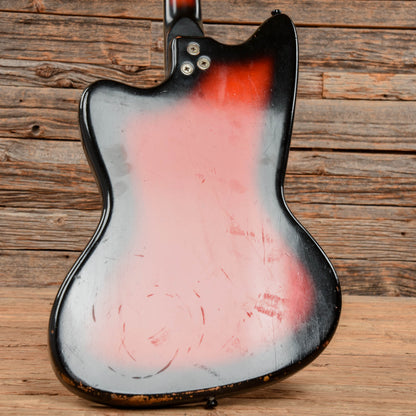 Silvertone 1478 Silhouette Red Burst 1960s