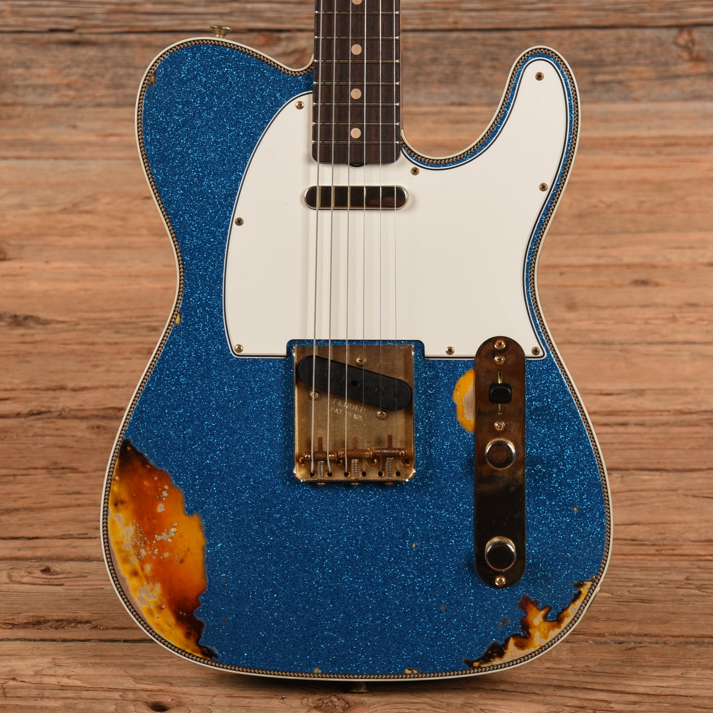 Fender Custom Shop Wildwood 10 59 Telecaster Relic Blue Sparkle 2022