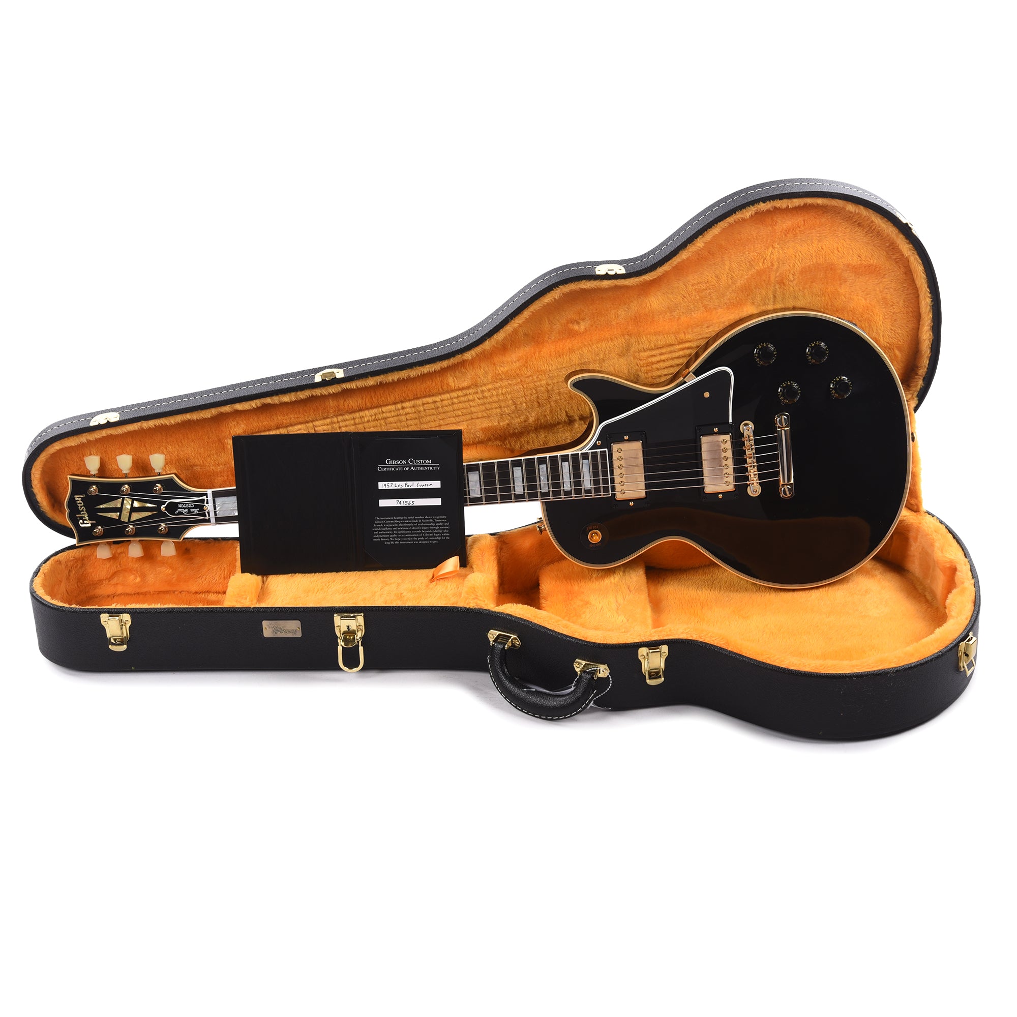 Gibson Custom Shop 1957 Les Paul Custom Reissue 2-Pickup Ebony VOS