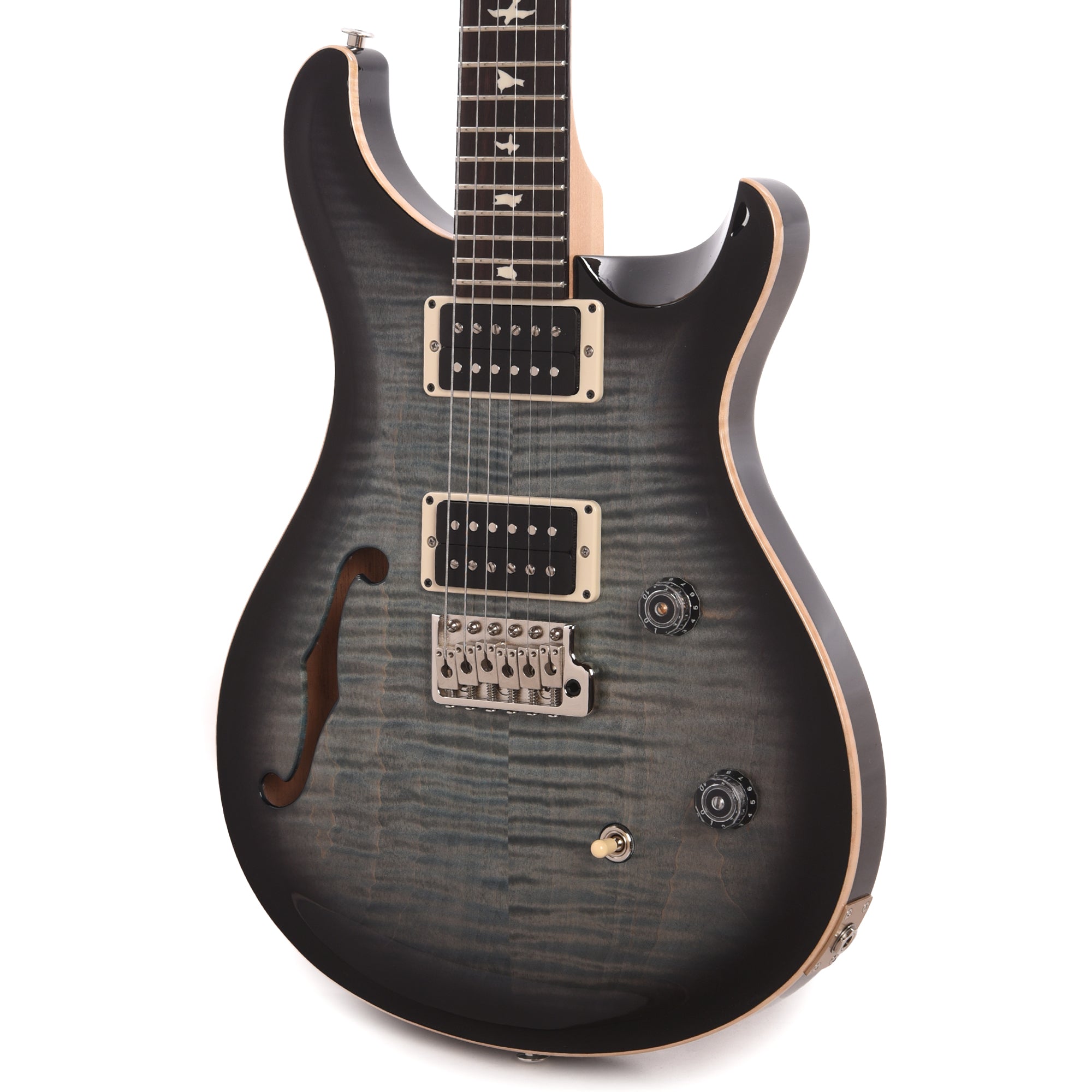 PRS CE 24 Semi-Hollow Faded Blue Smokeburst