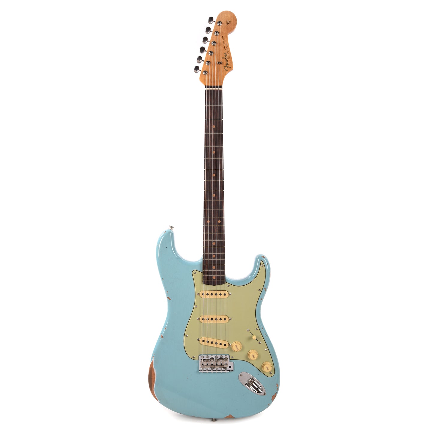 Fender Custom Shop Late '62 Stratocaster Relic w/Closet Classic Faded Aged Daphne Blue