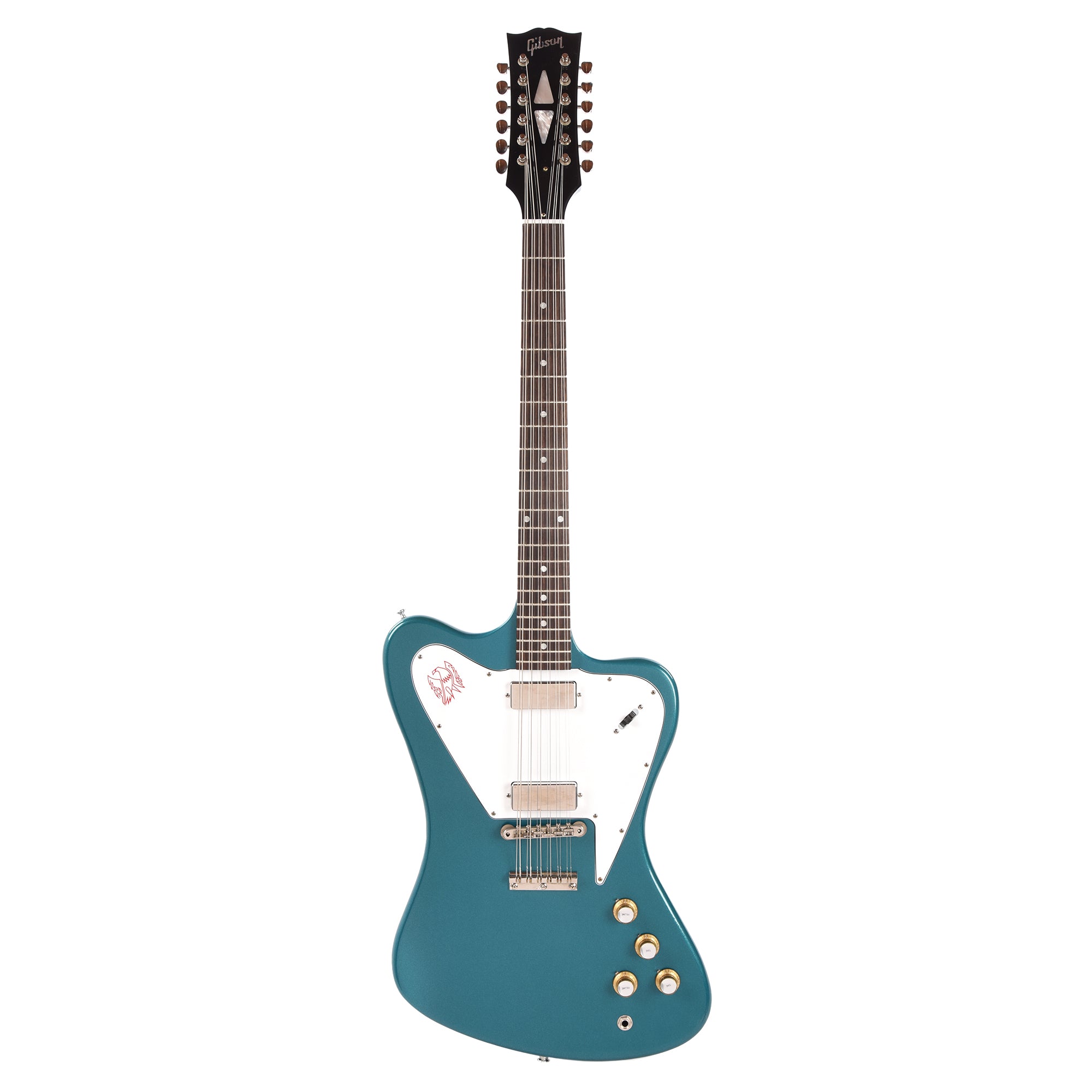 Gibson Custom Shop 1965 Non-Reverse Firebird V 12-String Reissue Aqua –  Chicago Music Exchange