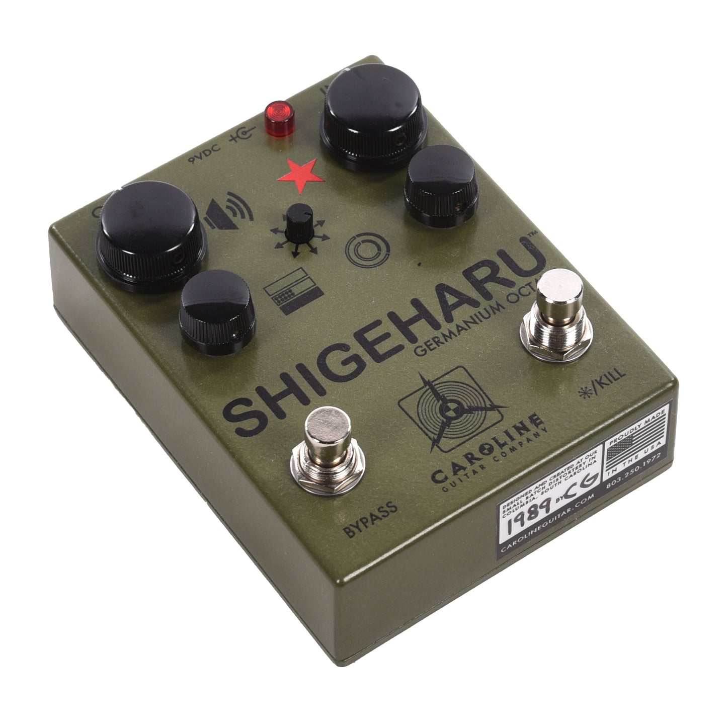 Caroline Special Run Shigeharu Germanium Fuzz/Octave Pedal Green