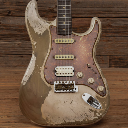 Fender Custom Shop Masterbuilt Austin MacNutt '59 Stratocaster HSS Ultra Heavy Relic Olympic White 2022