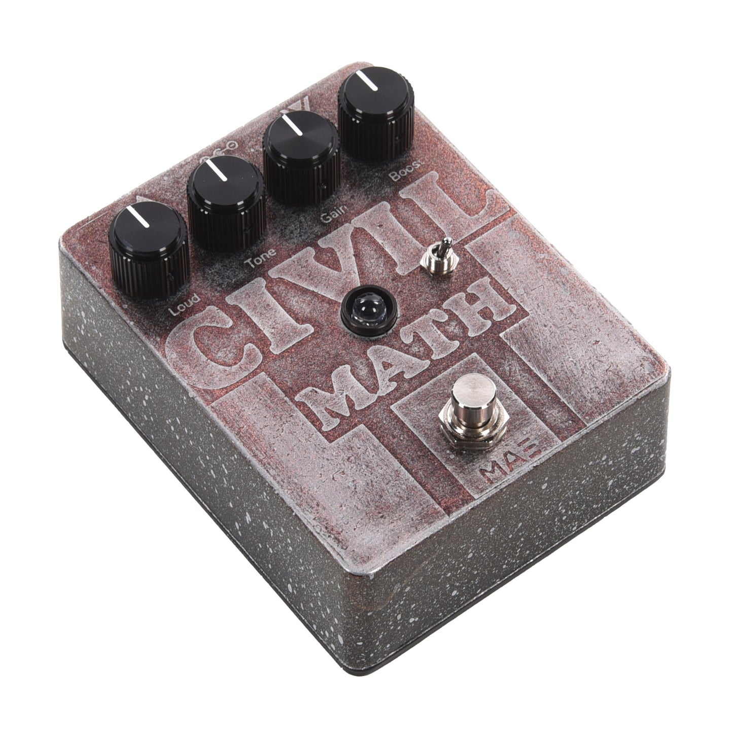 Mask Audio Electronics Civil Math Color Shift Acid Fuzz Pedal (2024 Chicago Boutique Effects Pedal Bonanza Special Edition)