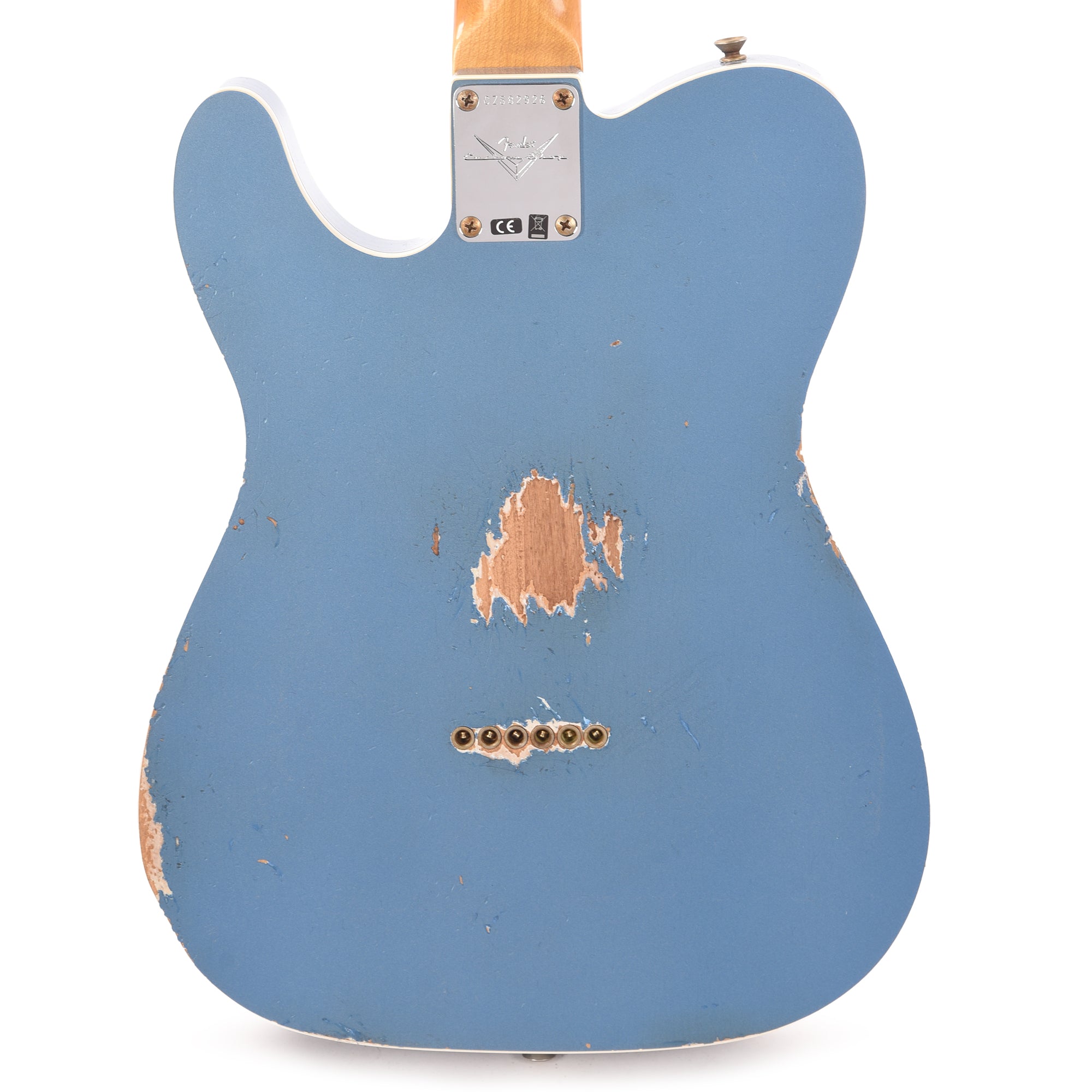 Fender Custom Shop '65 Telecaster Custom Heavy Relic Aged Lake Placid Blue