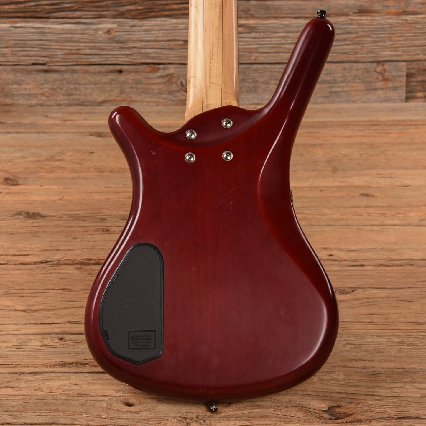 Warwick Rockbass Basic 5 Burgundy Red Transparent