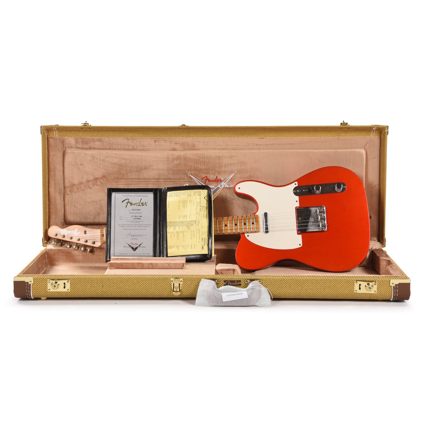 Fender Custom Shop '57 Telecaster Journeyman Relic Aged Candy Tangerine