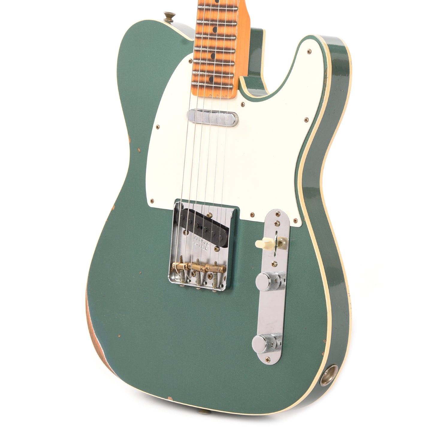 Fender Custom Shop 1959 Telecaster Custom Relic Aged Sherwood Green Metallic