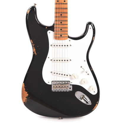 Fender Custom Shop Limited Edition Fat '54 Stratocaster Relic with Closet Classic Hardware Aged Black