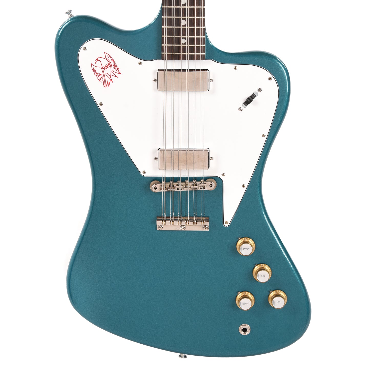 Gibson Custom Shop 1965 Non-Reverse Firebird V 12-String Reissue Aqua Mist VOS