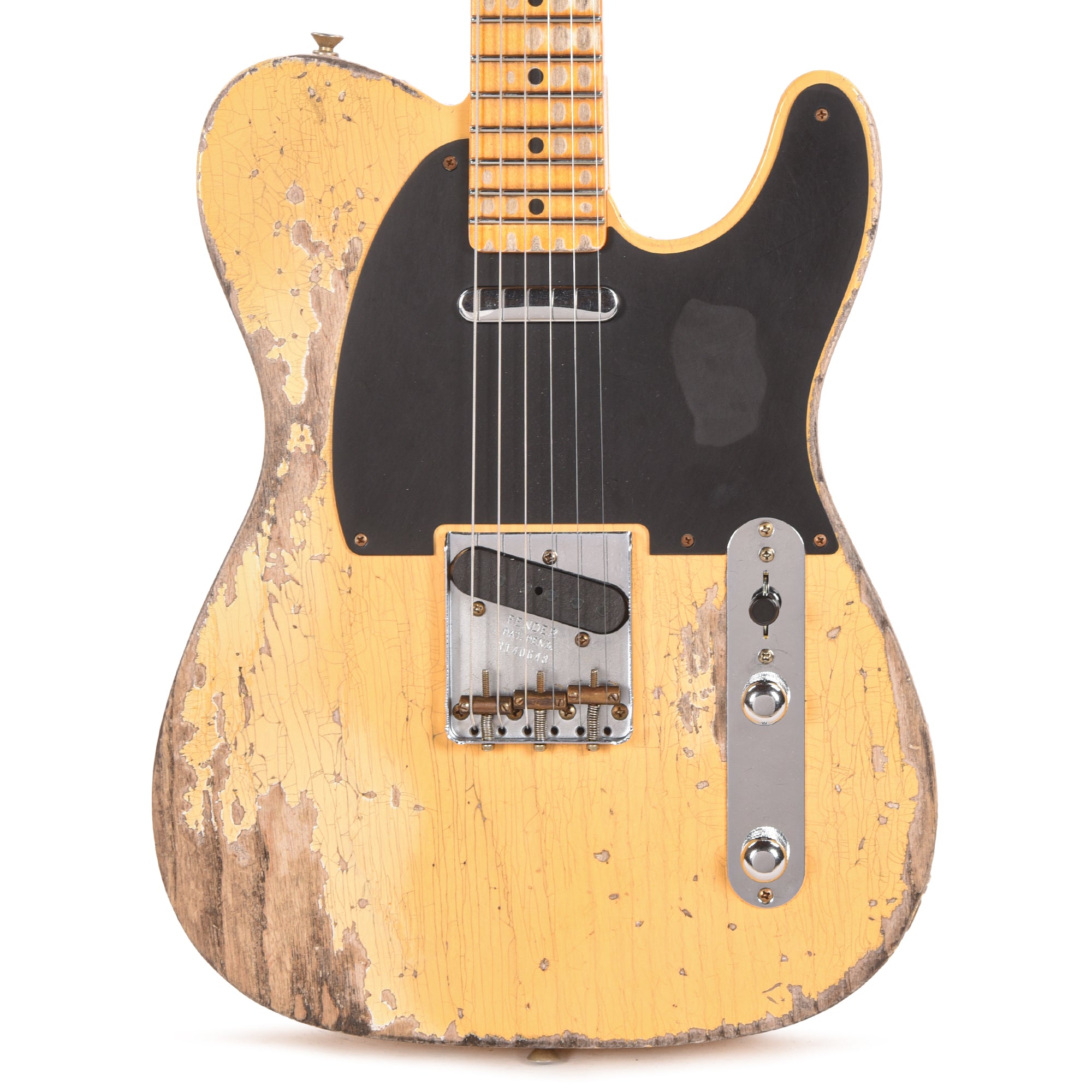 Fender Custom Shop 1954 Telecaster Super Heavy Relic Super Faded Aged Nocaster Blonde