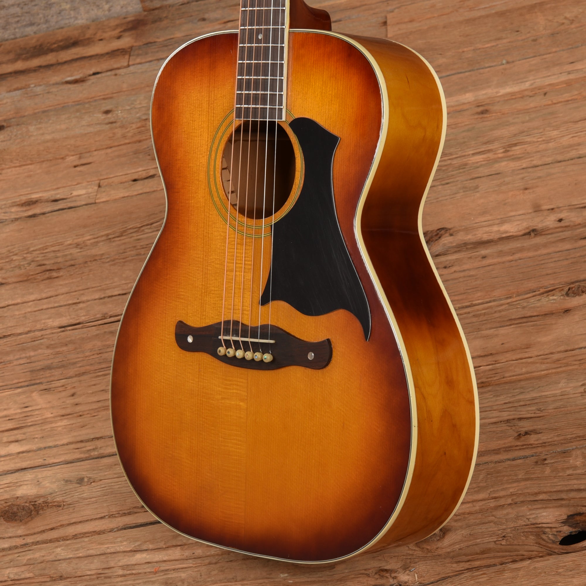 Harmony H-167 X-Brace Conversion Sunburst 1970