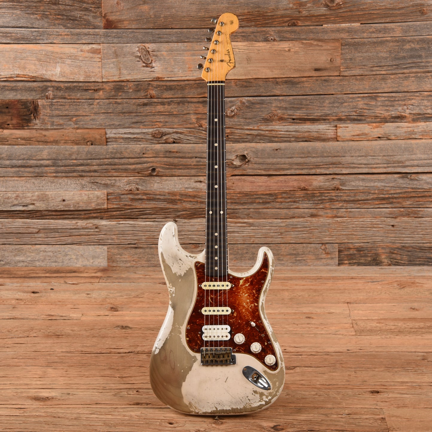 Fender Custom Shop Masterbuilt Austin MacNutt '59 Stratocaster HSS Ultra Heavy Relic Olympic White 2022