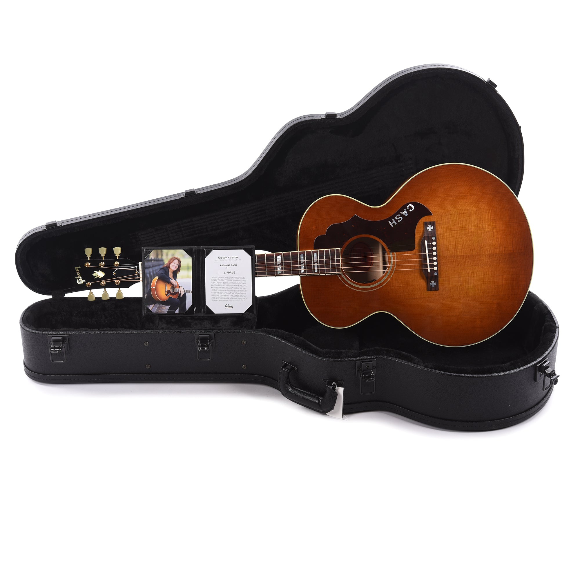 Gibson Custom Shop Limited Edition Rosanne Cash J-185 Heritage Cherry Sunburst