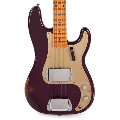 Fender Custom Shop 1957 Precision Bass Ash Relic Faded Trans Midnight Purple