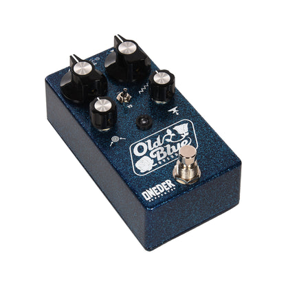 Oneder Effects Old Blue V2 Overdrive Pedal Blue Sparkle