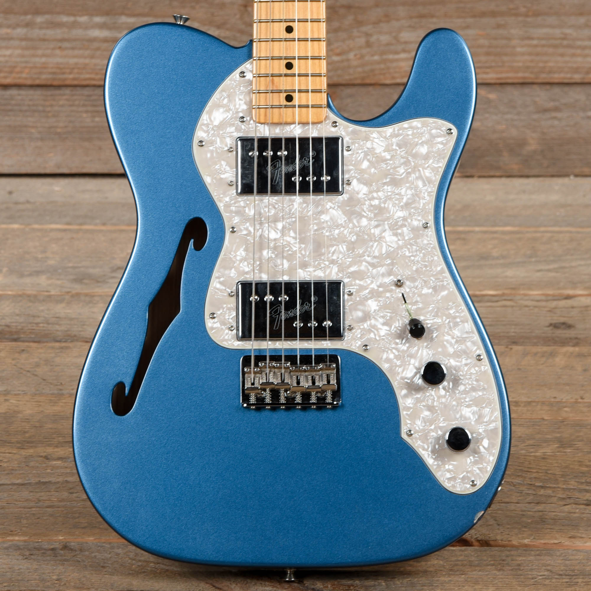 Fender American Vintage II 1972 Telecaster Thinline Lake Placid Blue