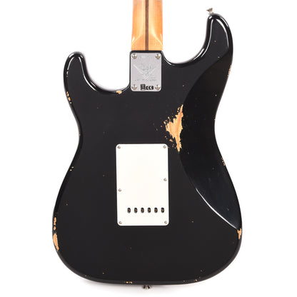 Fender Custom Shop Limited Edition Fat '54 Stratocaster Relic with Closet Classic Hardware Aged Black