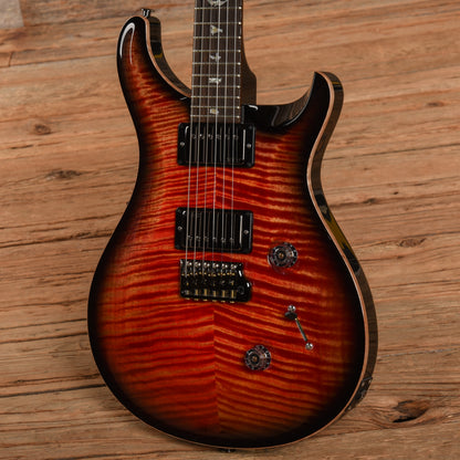 PRS Wood Library Custom 24 Blood Orange Smokeburst 2023