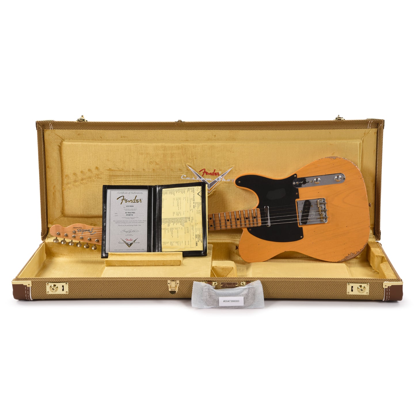 Fender Custom Shop 1952 Telecaster "Chicago Special" Relic Aged Butterscotch Blonde