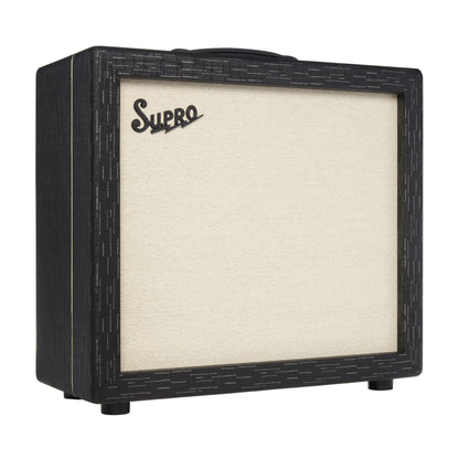 Supro Royale 1x12 Guitar Amp Cabinet Black Scandia