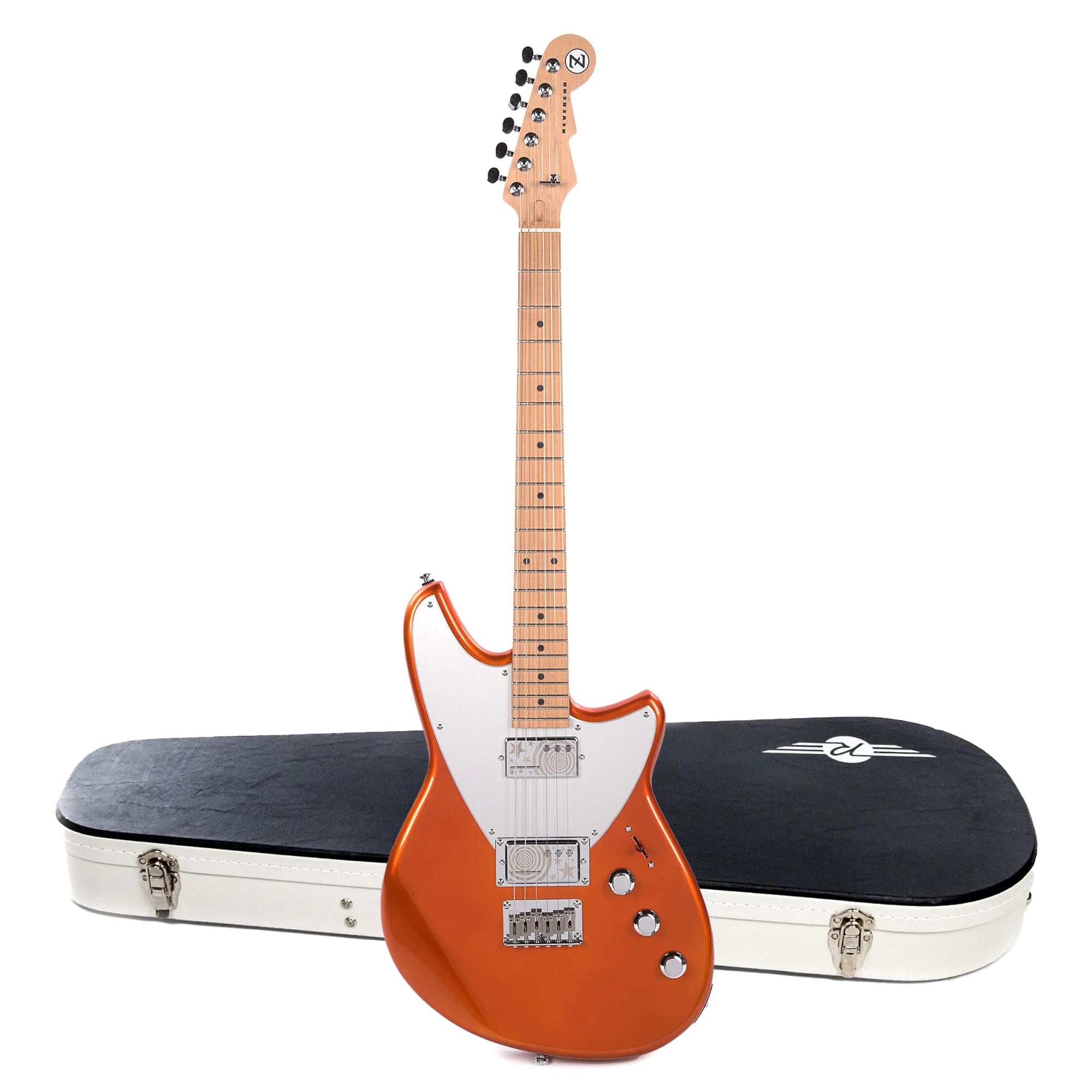 Reverend Billy Corgan Signature Z-One Metallic Tangerine Hardshell Case Bundle (Limited Edition of 28)