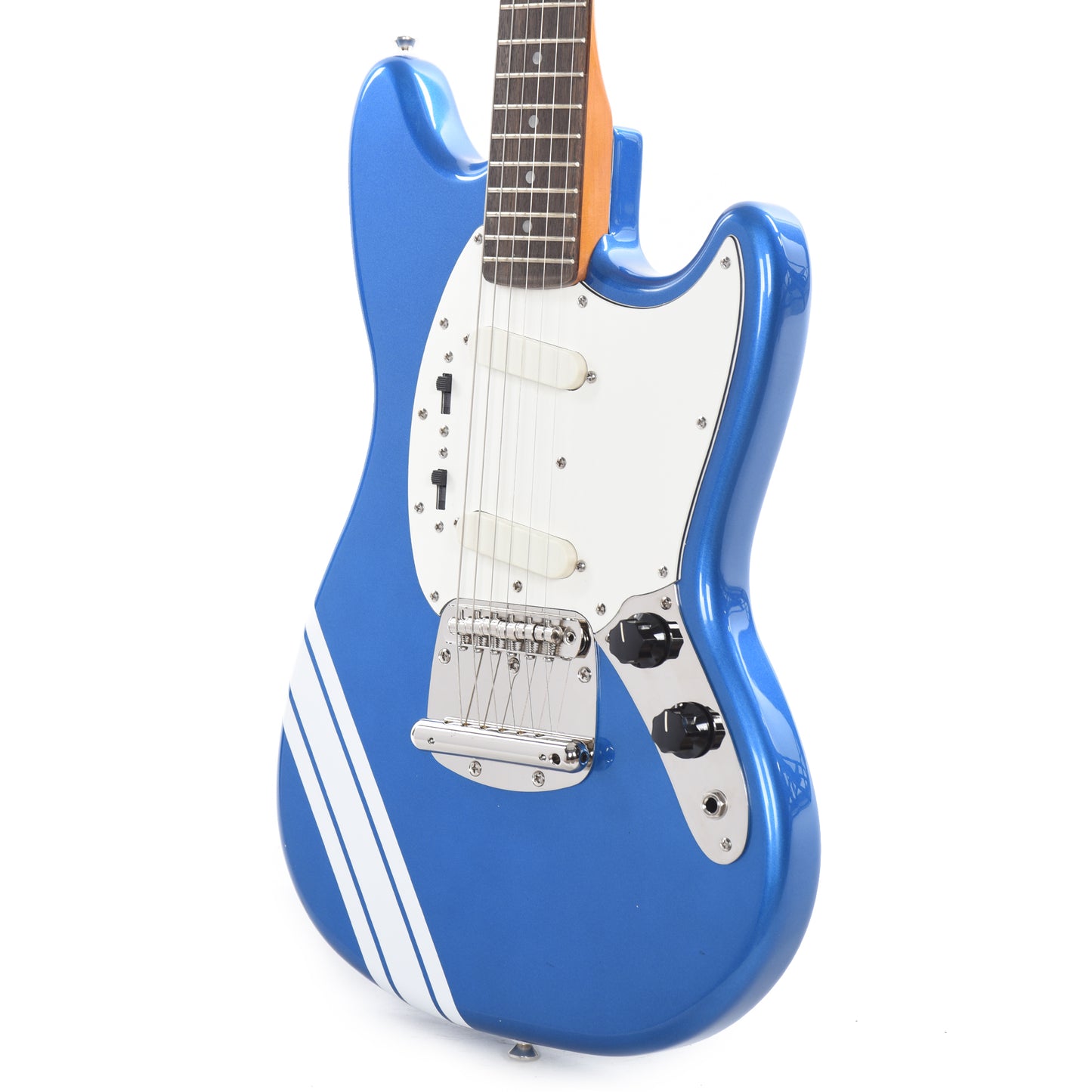 Squier Classic Vibe '60s Competition Mustang Lake Placid Blue w/Olympic White Stripes