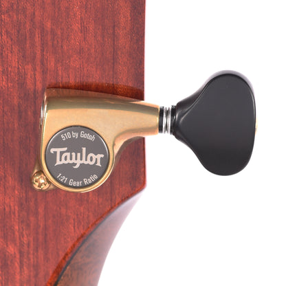 Taylor Custom Grand Auditorium Torrefied Sitka/Cocobolo Black Top ES2 w/Bloodwood Binding