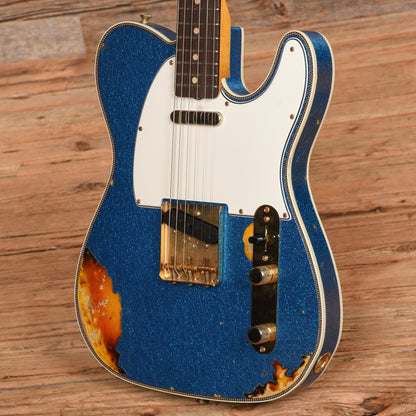 Fender Custom Shop Wildwood 10 59 Telecaster Relic Blue Sparkle 2022