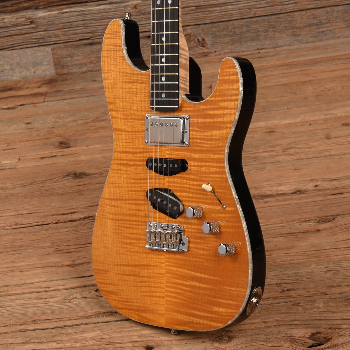 Fender Custom Shop Masterbuilt Kyle McMillin HST Strat NOS Amber 2019