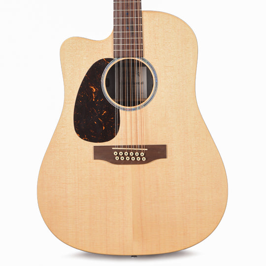 Martin DC-X2E 12-String Spruce/Brazilian Rosewood Pattern HPL Natural LEFTY