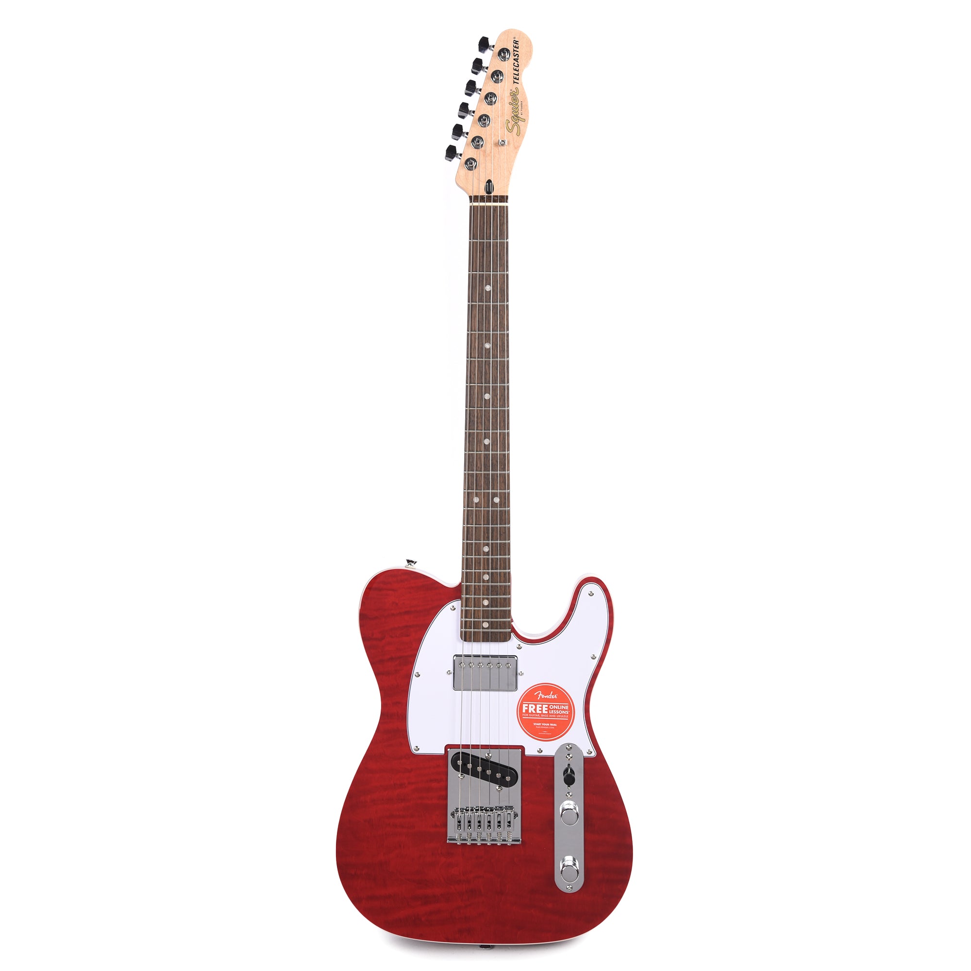 Squier Affinity Series Telecaster FMT SH Crimson Red Transparent