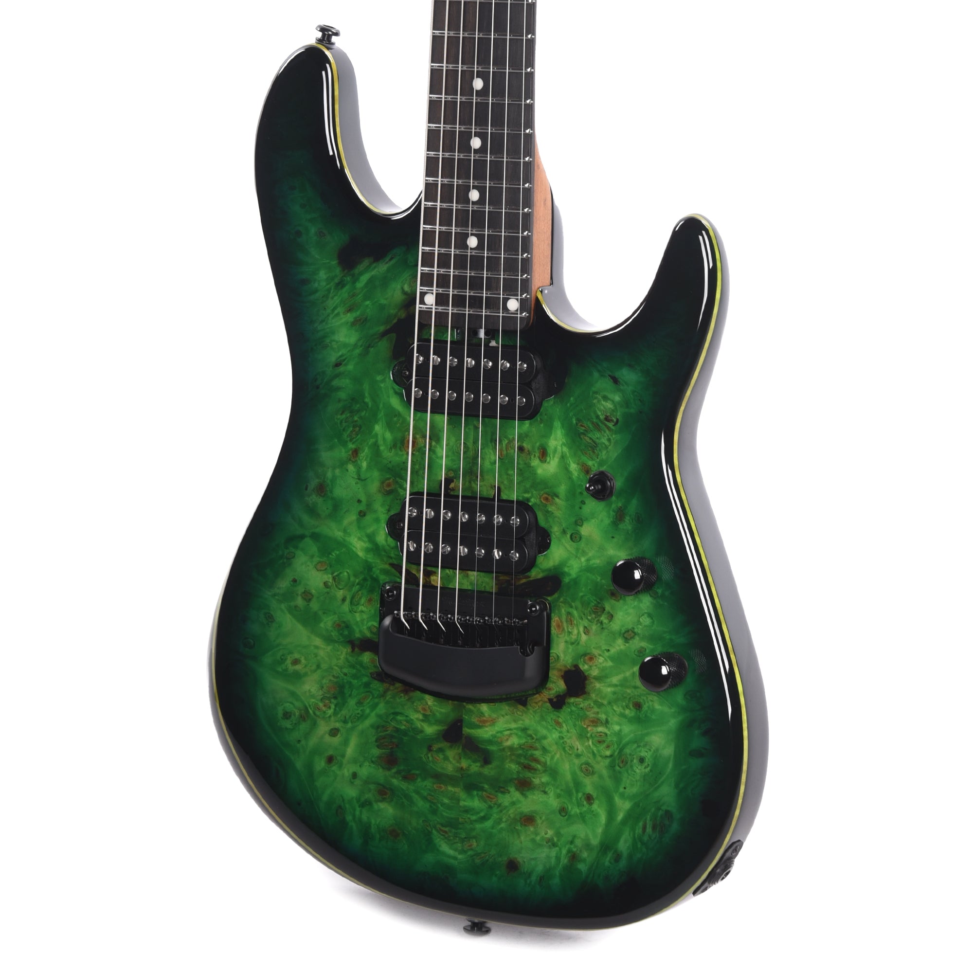 Music Man Cutlass HH Trem Jason Richardson 7-String Kokiri Forest w/Figured Roasted Maple Neck