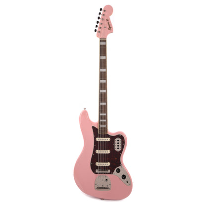 Squier Classic Vibe Bass VI Shell Pink w/Matching Headcap & 3-Ply Parchment Pickguard