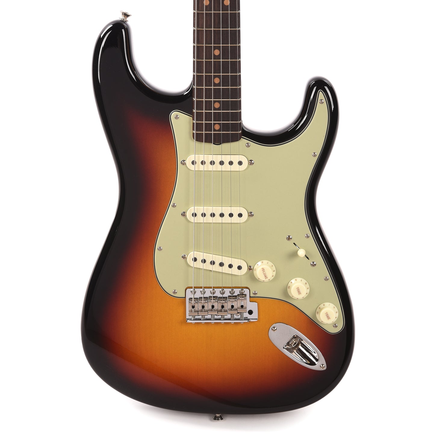 Fender Custom Shop Limited Edition 1964 L-Series Stratocaster Time Capsule Bleached 3-Color Sunburst