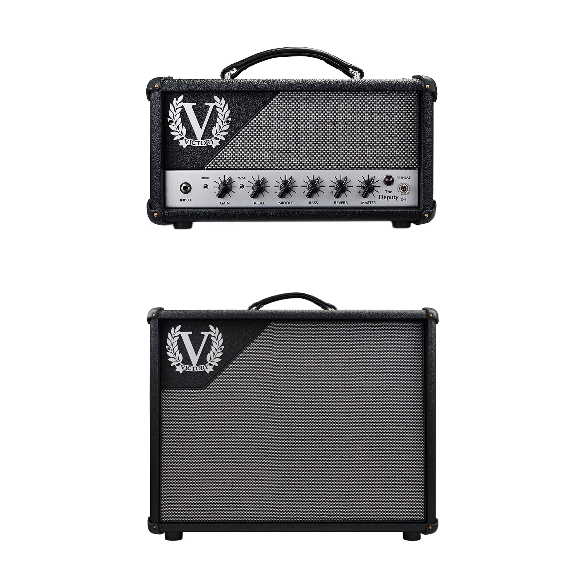 Victory Deputy 25w Compact Tube Amp Head and 112 1x12 Guitar Amp Cabinet Bundle