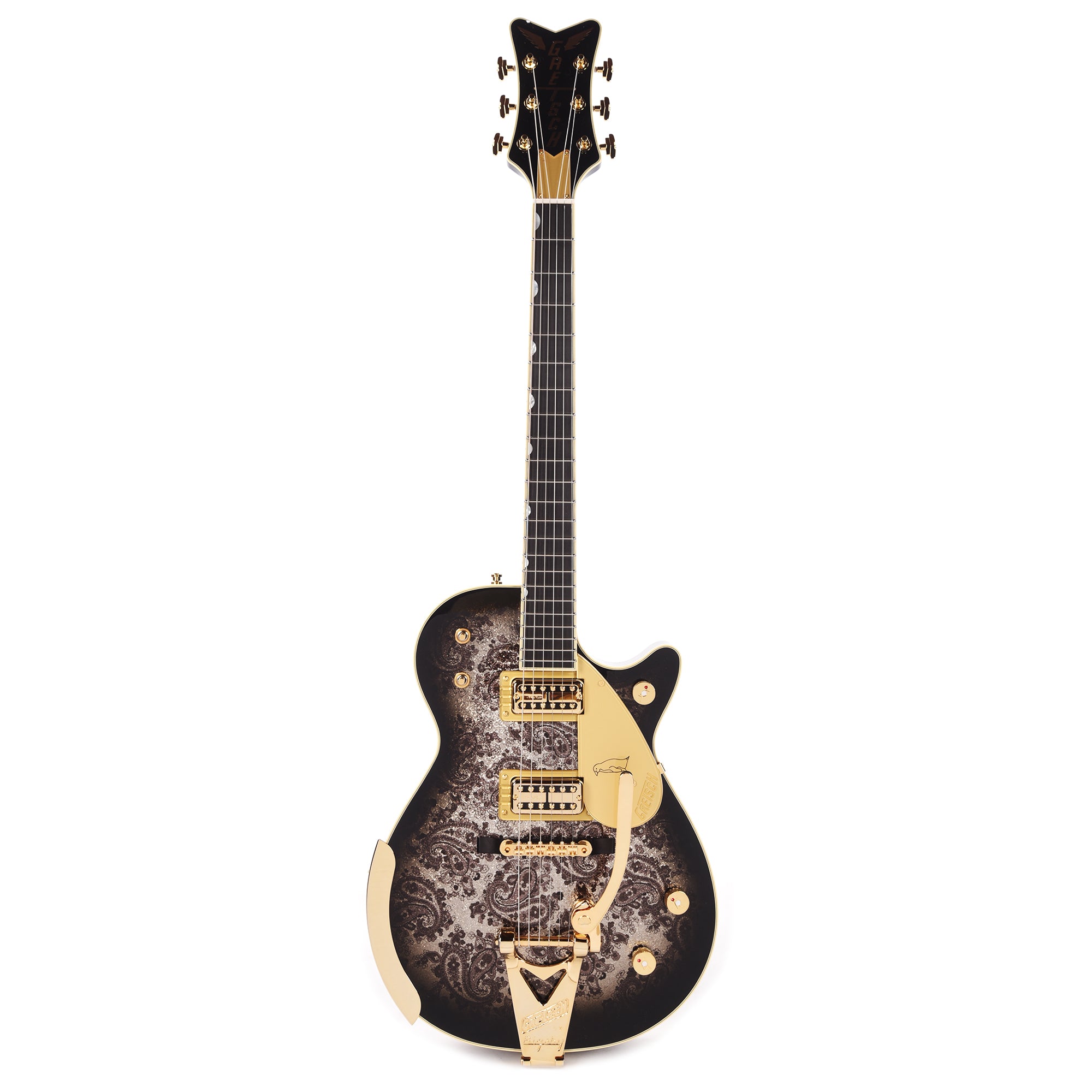 Gretsch G6134TG Limited Edition Paisley Penguin w/String-Thru Bigsby Black Paisley