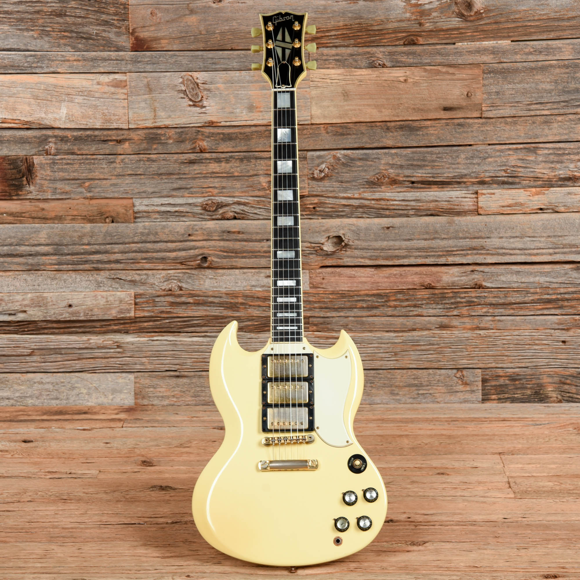 Gibson Les Paul (SG) Custom Reissue Polaris White 1987