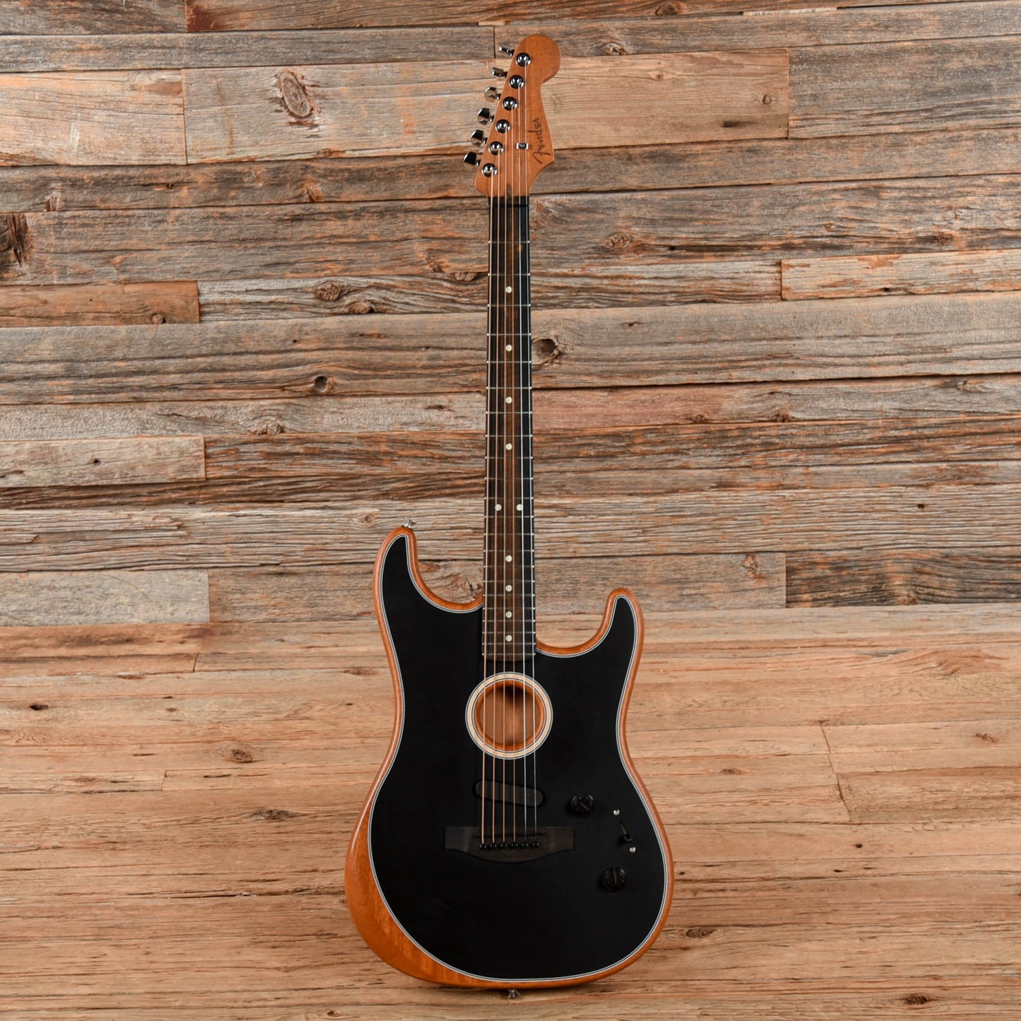 Fender American Acoustasonic Stratocaster Black 2022