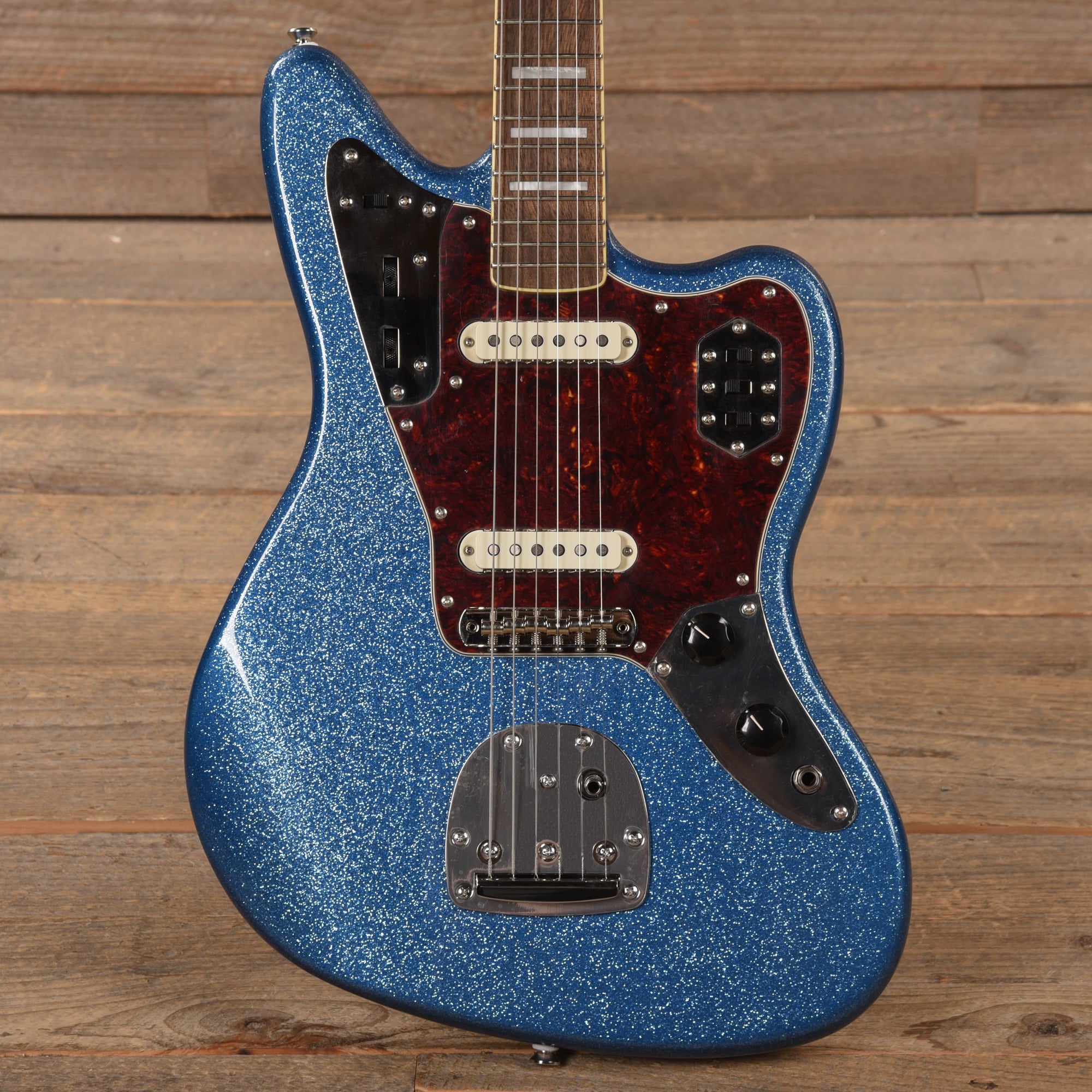 Squier Classic Vibe '70s Jaguar Blue Sparkle