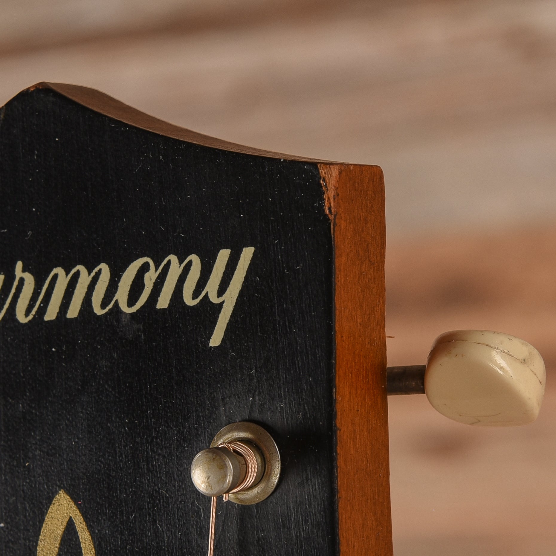 Harmony H-162 X-Brace Conversion Natural 1960s