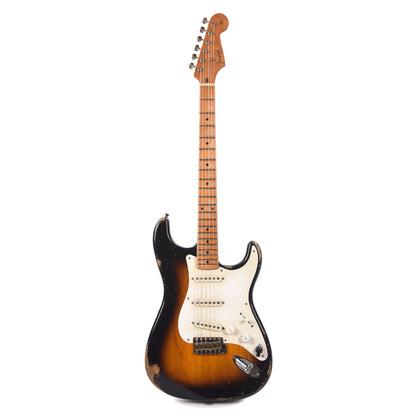 Fender Custom Shop 1954 Stratocaster Relic Wide Band Black 2-Color Sunburst Master Built by Levi Perry w/Fuzz Circuit