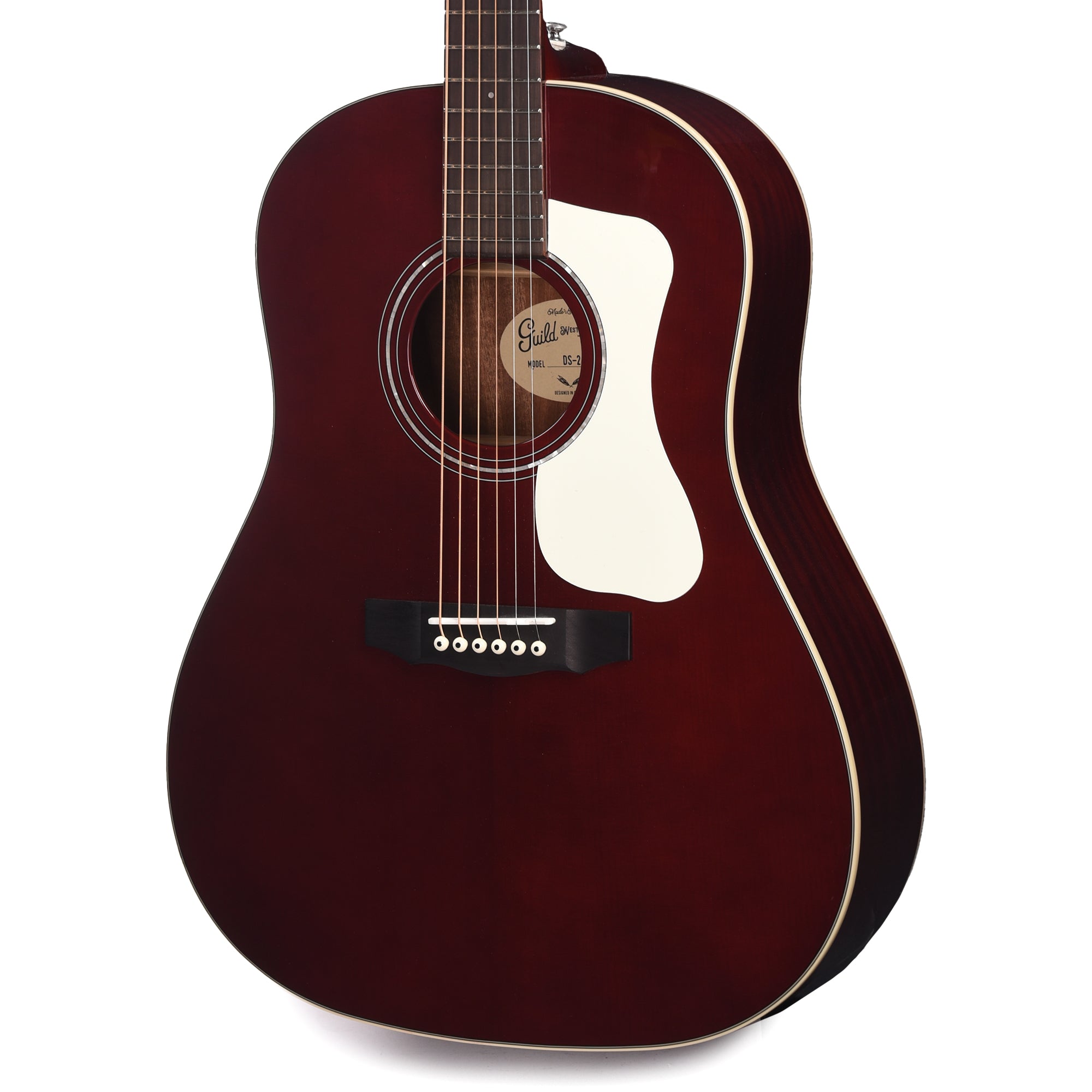 Guild DS-240 Memoir Slope Shoulder Acoustic Guitar Wine Red – Chicago Music  Exchange