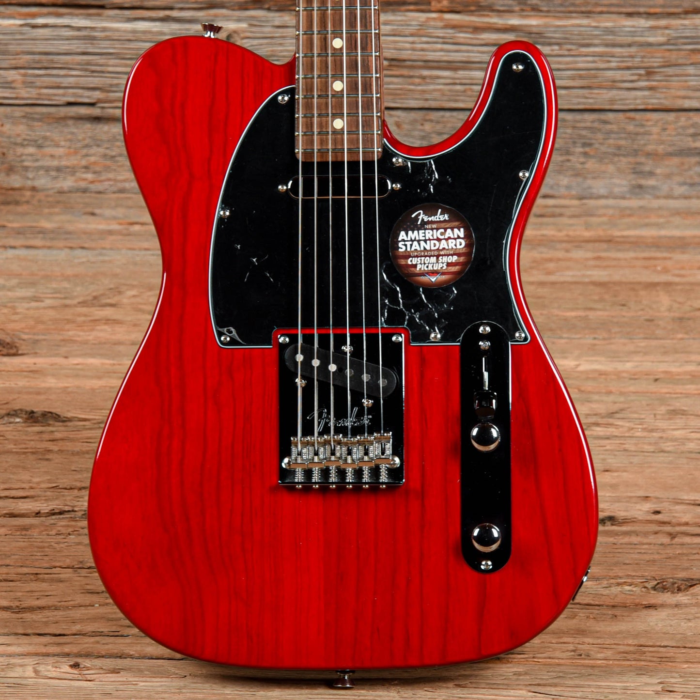 Fender American Standard Telecaster Transparent Red 2016