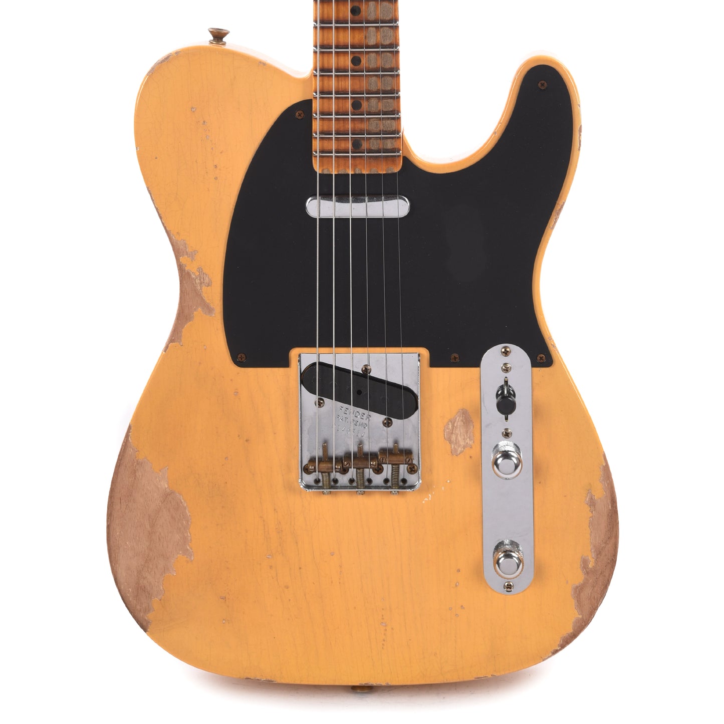 Fender Custom Shop 1954 Telecaster Heavy Relic Faded Aged Nocaster Blonde